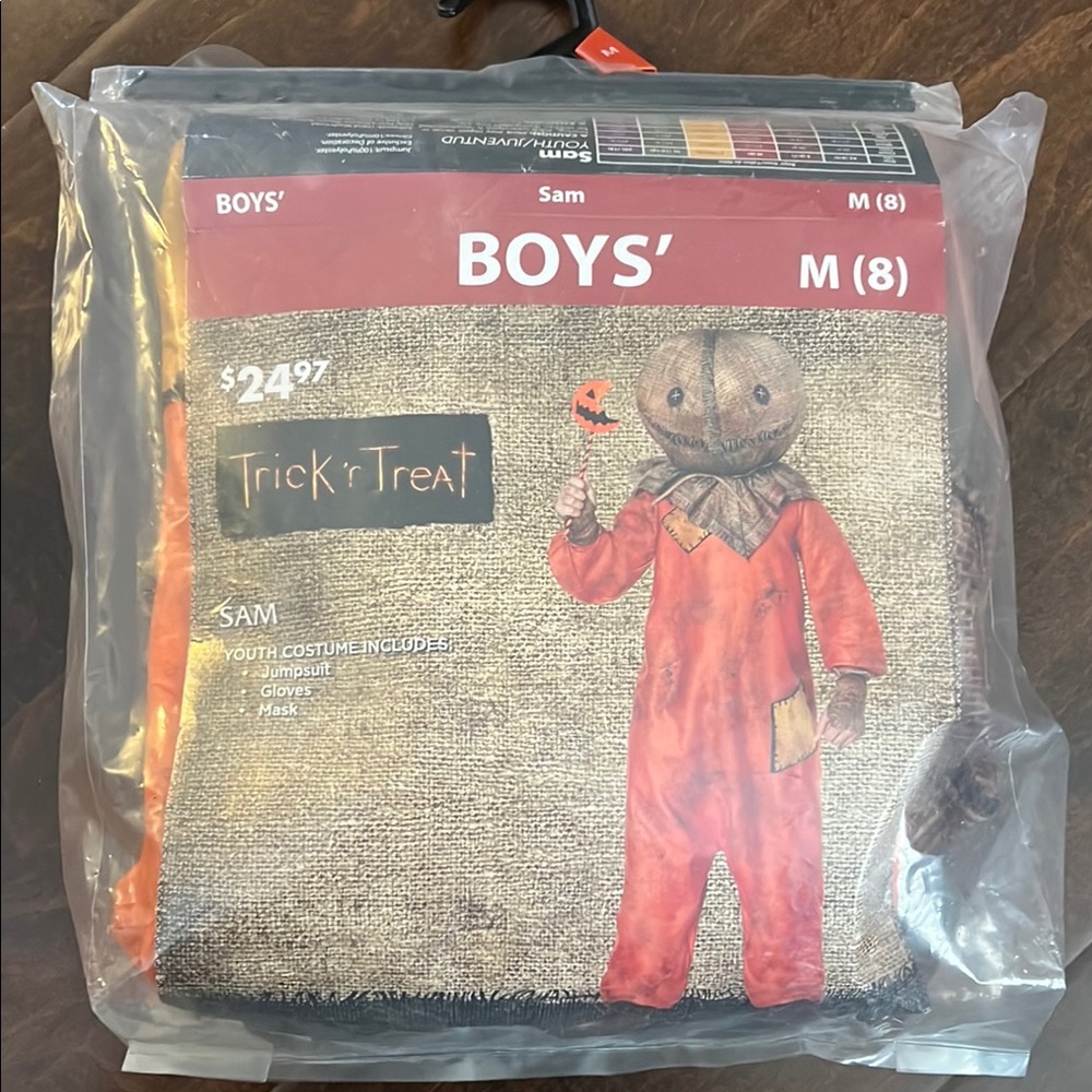 Halloween Scarecrow Costume Set - Orange and Brown - Picture 4 of 4